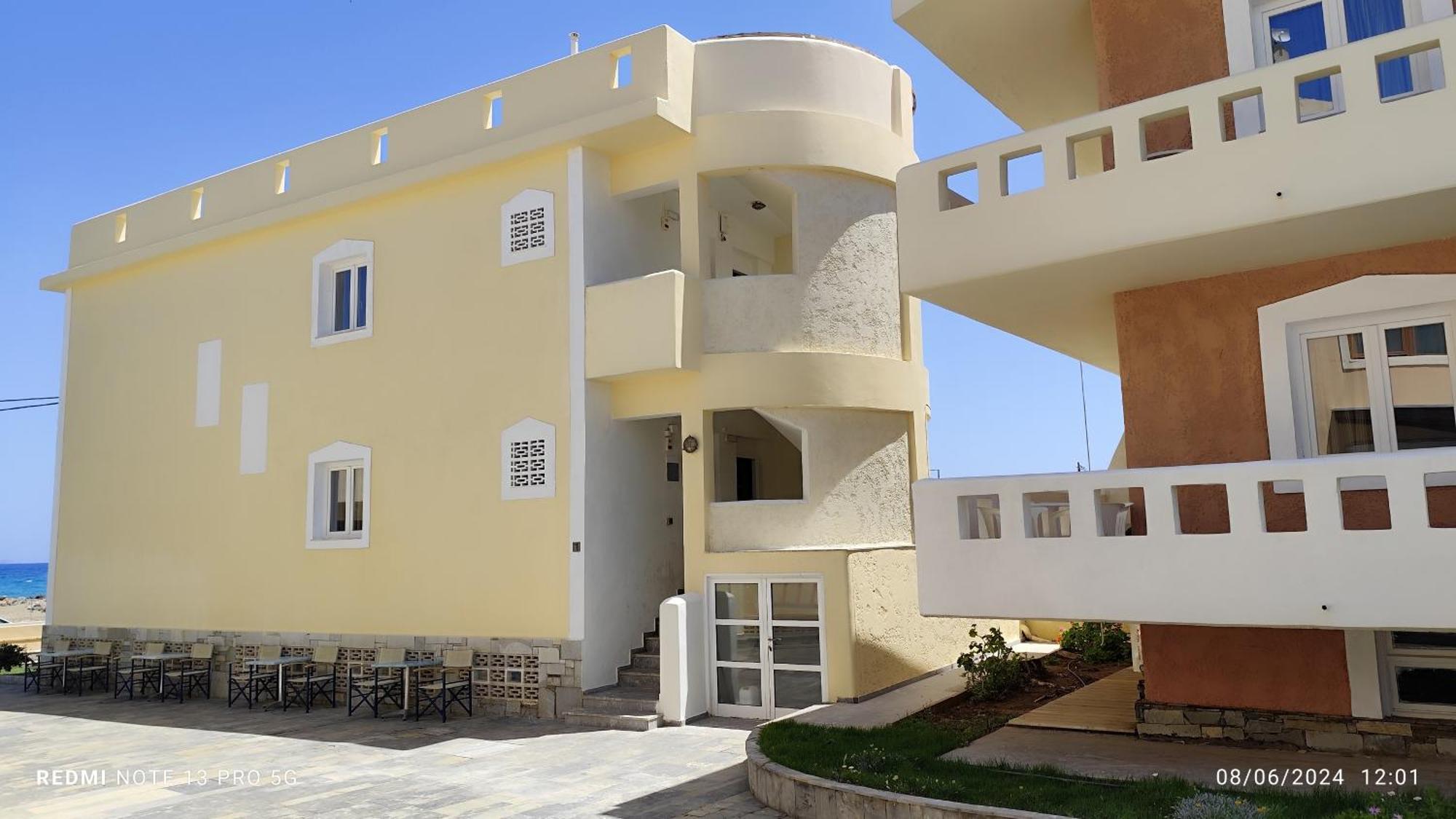 Niros Beachfront Aparthotel Kokkini Hani Экстерьер фото