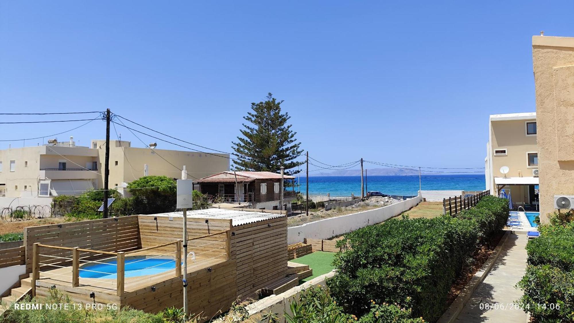 Niros Beachfront Aparthotel Kokkini Hani Экстерьер фото