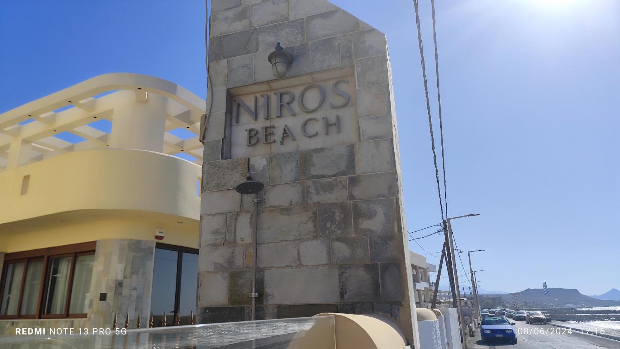 Niros Beachfront Aparthotel Kokkini Hani Экстерьер фото