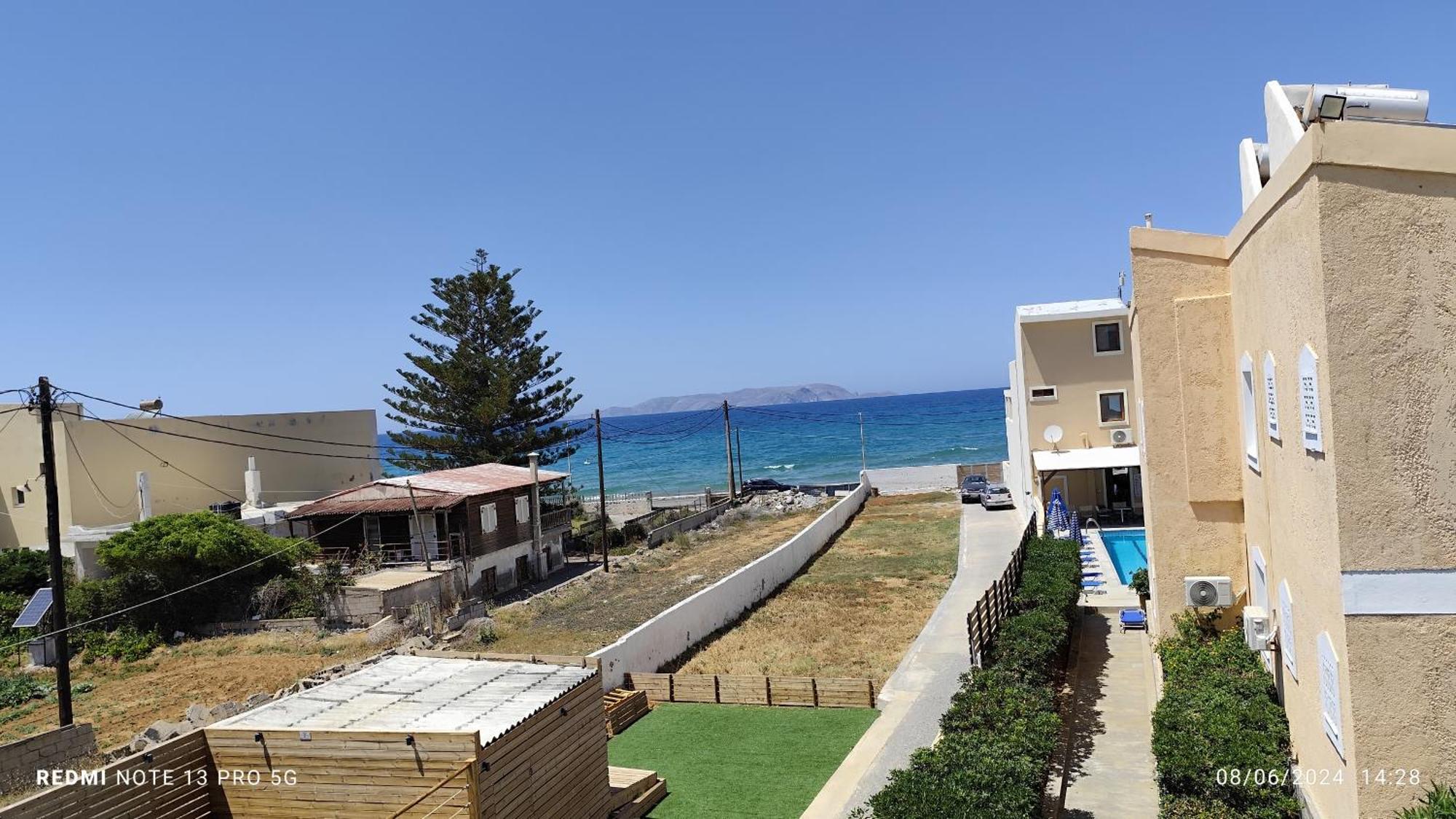 Niros Beachfront Aparthotel Kokkini Hani Экстерьер фото